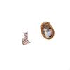 Elegant Resin Cat Sculpture And Ornate Picture Frame Set for Fireplace Tabletop Display Artistic