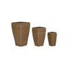 Set Metall Blumentöpfe - Home ESPRIT - 3 Stück - Natur - Mehrfarbig - 40x40x70 cm