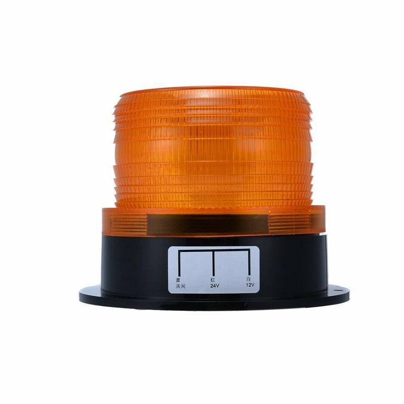 4 X Amber LED Beacon Strobe Emergency Flashing Light Warning Lamp Truck 12V 24V