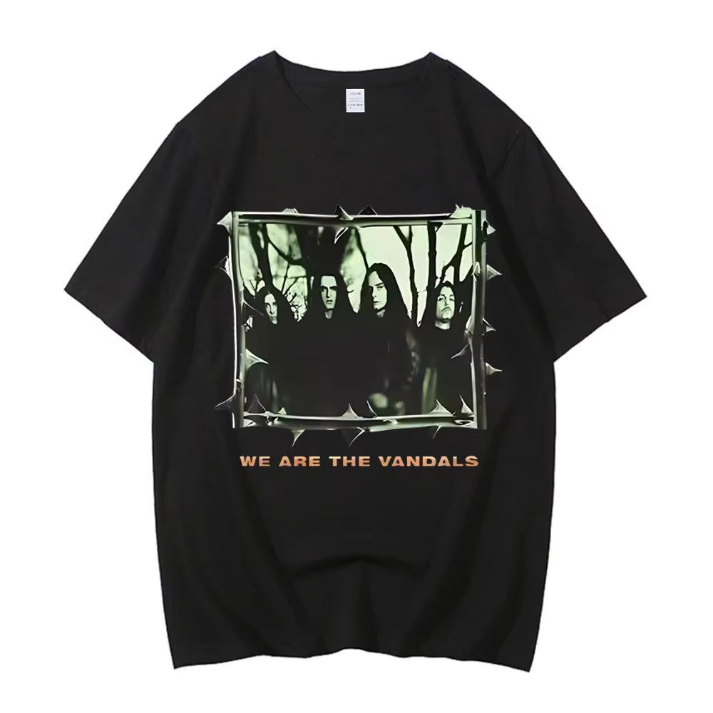 Type O Negative Vintage Punk Tee 2000s Hip Hop Cotton Breathable Short Sleeve Oversized Street T‑Shirts for Men Women Casual Retro Tops