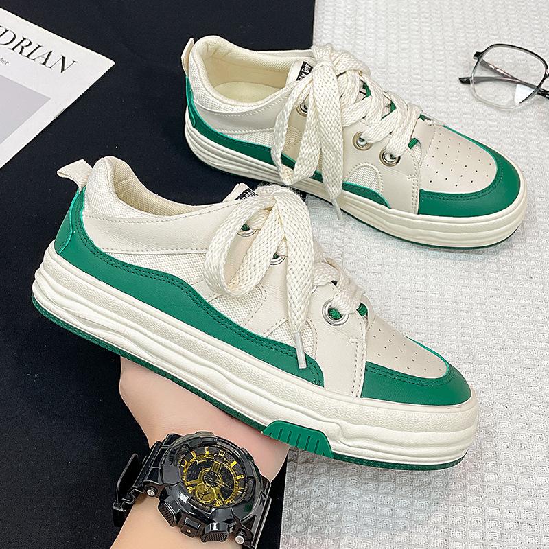 Little white shoes men's 2025 spring new low-top men's casual board shoes Korean version of versatile mesh breathable men's trendy shoes