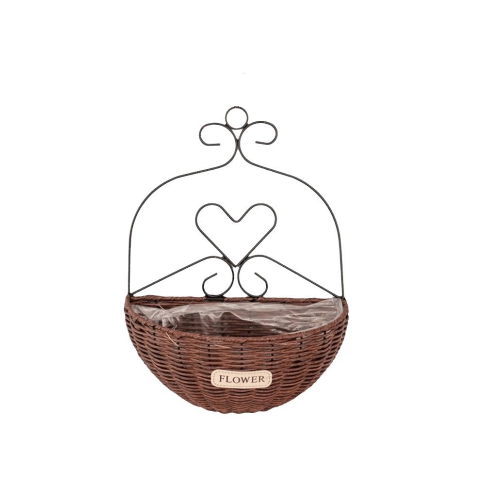 Wall Mounted Wall Planter Wear-resistant Decorative Plant Basket Hanging Flower Basket Porch