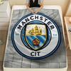 Neat MCFC Frames Blanket, High Quality Comfortable for All Seasons, Home Decor, Warmth and Comfort
