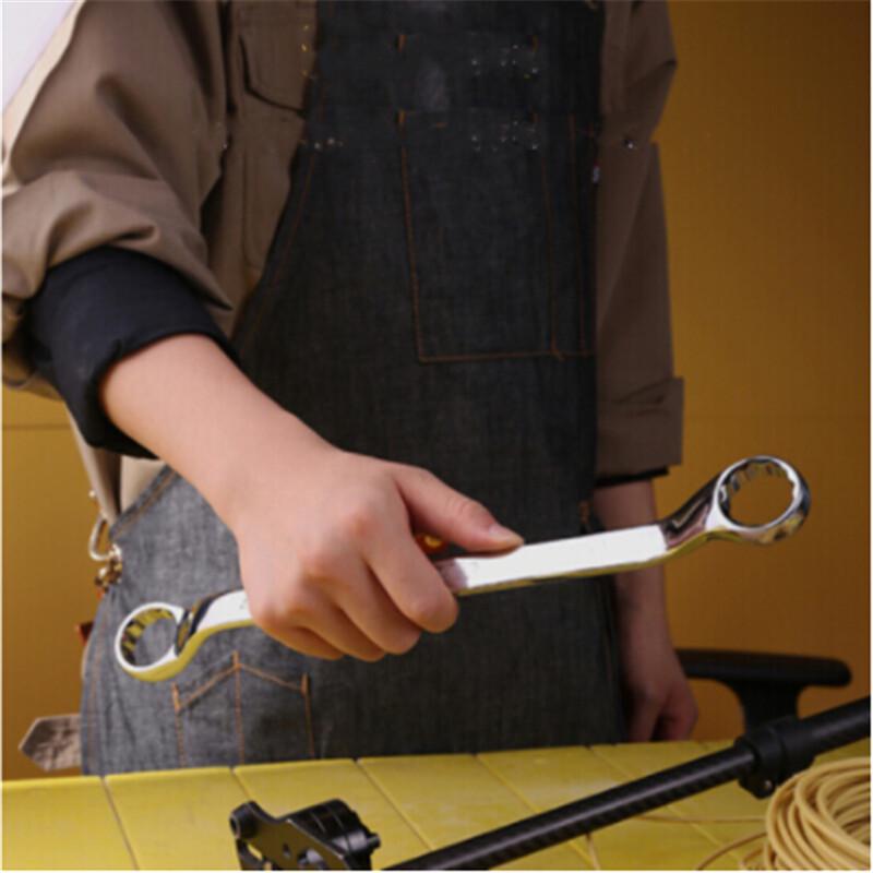 Deli Mirror Finish Double-Ended Ring Spanner