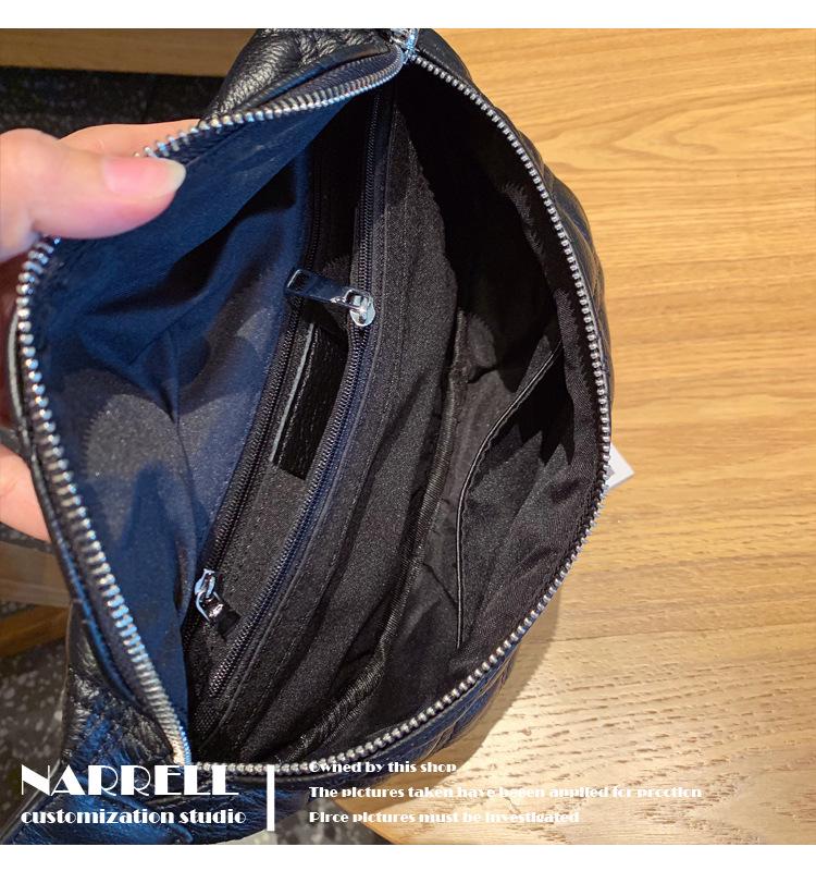 Damen 2025 Sattel-Brusttasche aus Rindsleder - Vielseitige Lässige Crossbody- und Hüfttasche im High-End-Stil