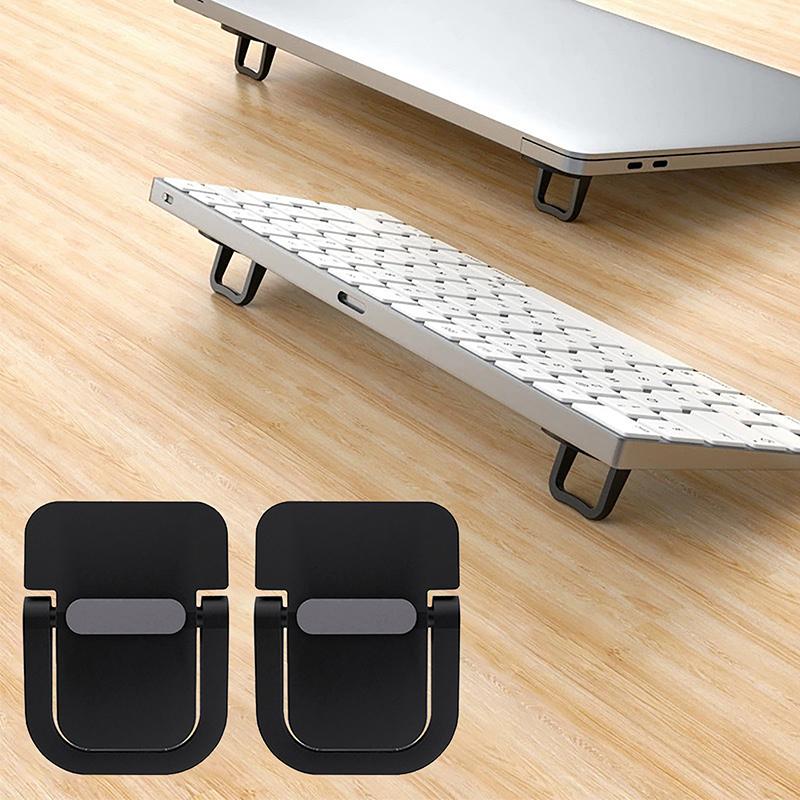 1 Par Mini Pernas Para Macbook Pro Huawei Xiaomi Notebook Base De Alumínio Suporte Ferramentas Laptop Suporte Radiador Para Suporte De Teclado
