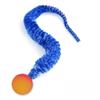 Cat Teaser Toy Bouncy Ball Fluffy Tail Simulation Caterpillar Kitten Toy Durable Bite Teaser Tool Interactive Cat Toy Supplies