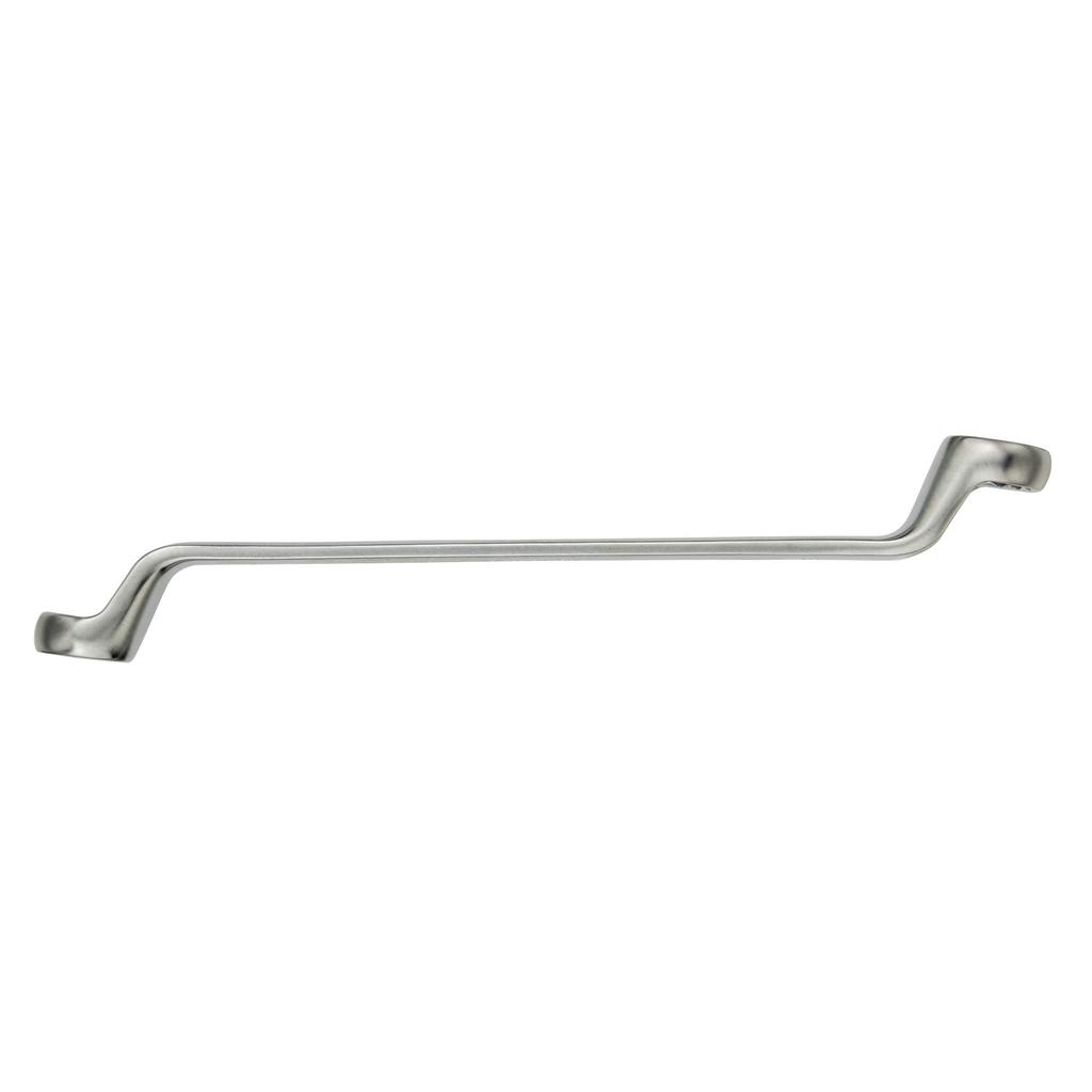 TONE Long Mechanic Open End Wrench 16 x 18mm Flats (75°), M75-1618,