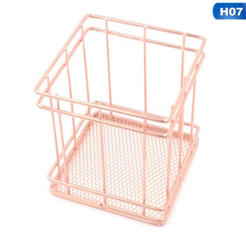 

Корзина для хранения железа в стиле Nordic Simplicity, металлическая, комбинированная, держатель