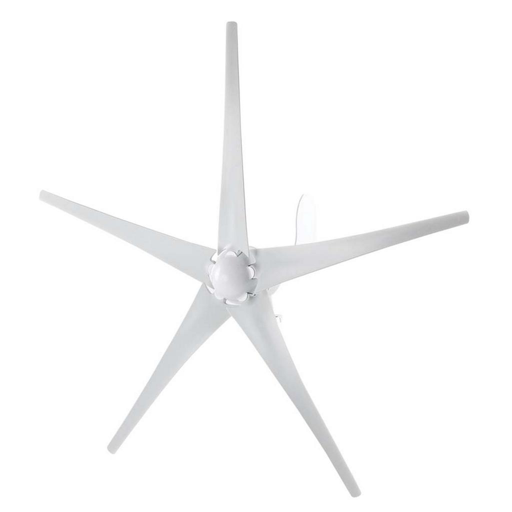 Wind Generator 5 Blade Power Supply for Garden Street Lights with Controller 500W 12V