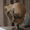 Faltbarer geflochtener Strohhut Atmungsaktive Strandkappe Vintage Sonnenschutzhut Resort Wear