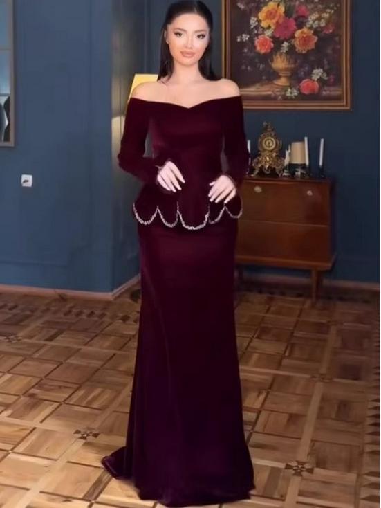 Elegantes Mode-Zweiteiler-Set in Unifarben: Oberteil & Rock (Herbstkollektion 2025)
