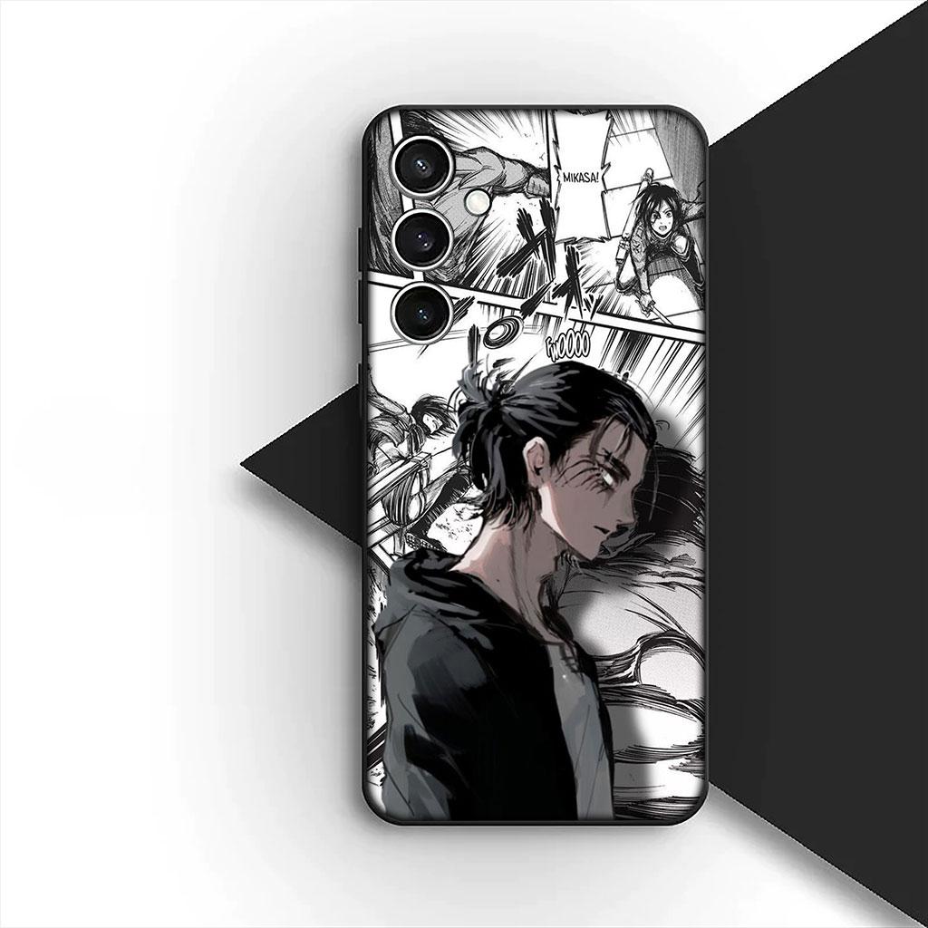 Casing Phone Cover for Huawei P30 P20 Mate 20 10 Lite Pro Y7 Y6P Y7A 2019 Nova 5T 3I Case Attack Eren Jaeger on Levi titan