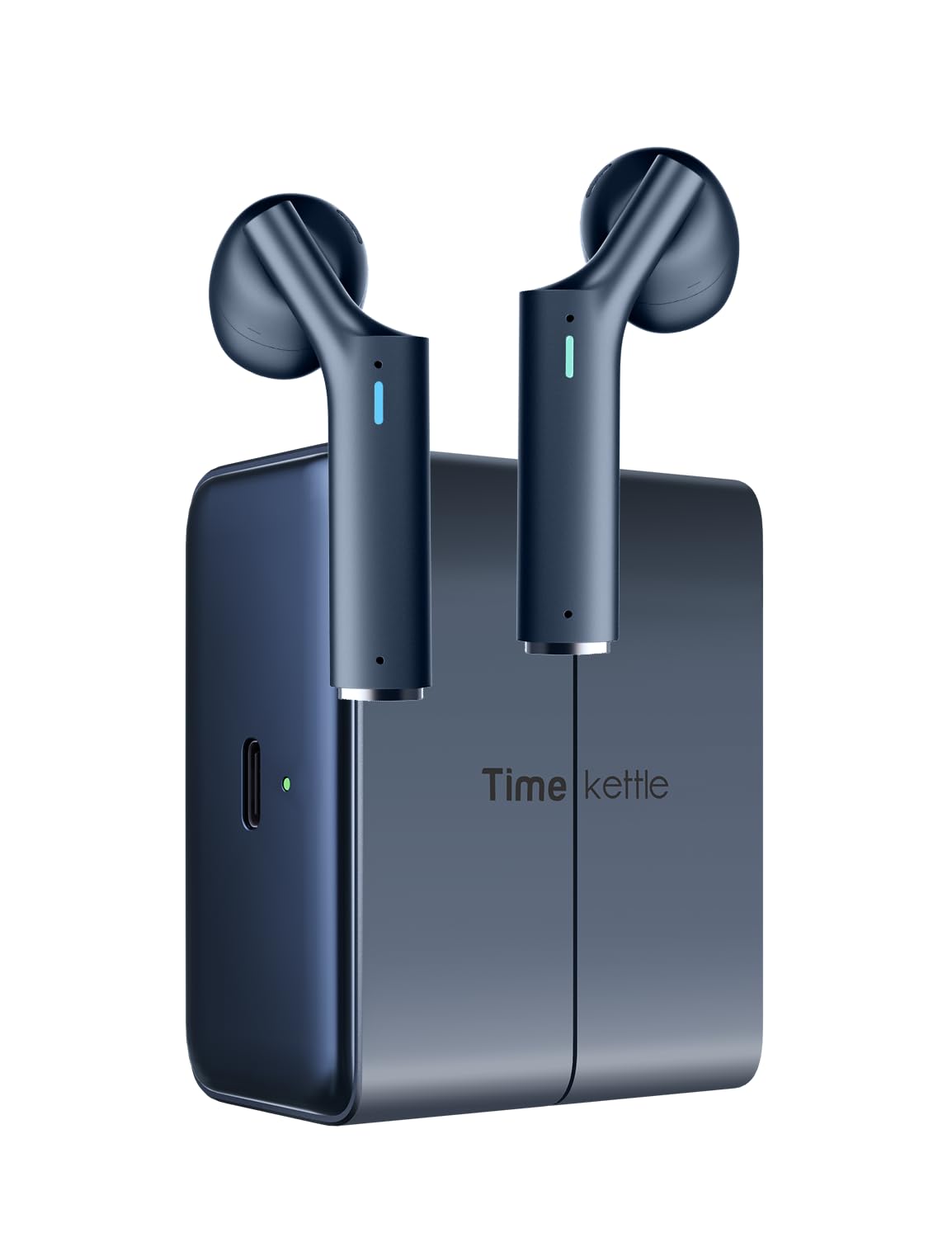 

Timekettle W4 Translation Earbuds with Bone and Voiceprint 43 Languages and 96 AI Automatic Error App Ideal for Business Meetings and Overseas синій