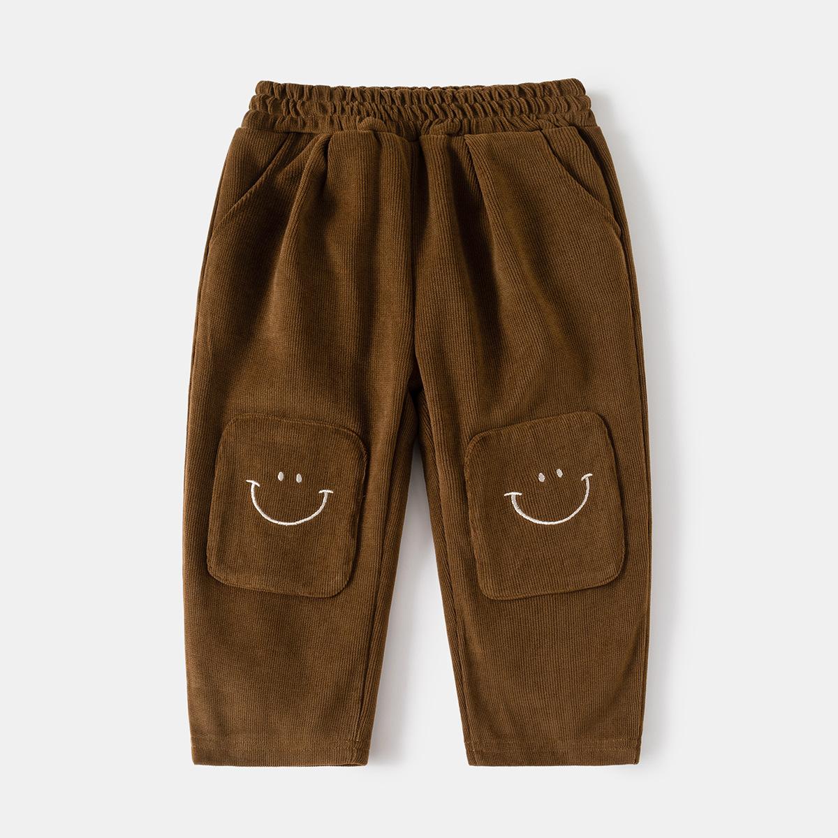 

Children s clothing spring new corduroy children s pants, children s Korean slacks, solid color, versatile boys, and girls pants 130cm
