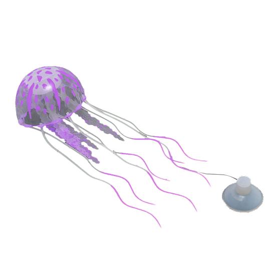 Glowing Luminous Artificial Jellyfish Aquarium Decoration Fish Tank Ornament