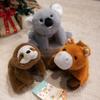 35cm Gentle Crouching Series of Animal Plush Toys Capybaras Koalas Sloth Panda Horses Gentle PillowComfort Girls Birthday Gift Decor