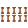 10/20X Vintage Wooden Spools DIY Reels Organizer for Sewing Ribbons Twine Wood Crafts Tools Thread Wire Spool Needlework Supplie