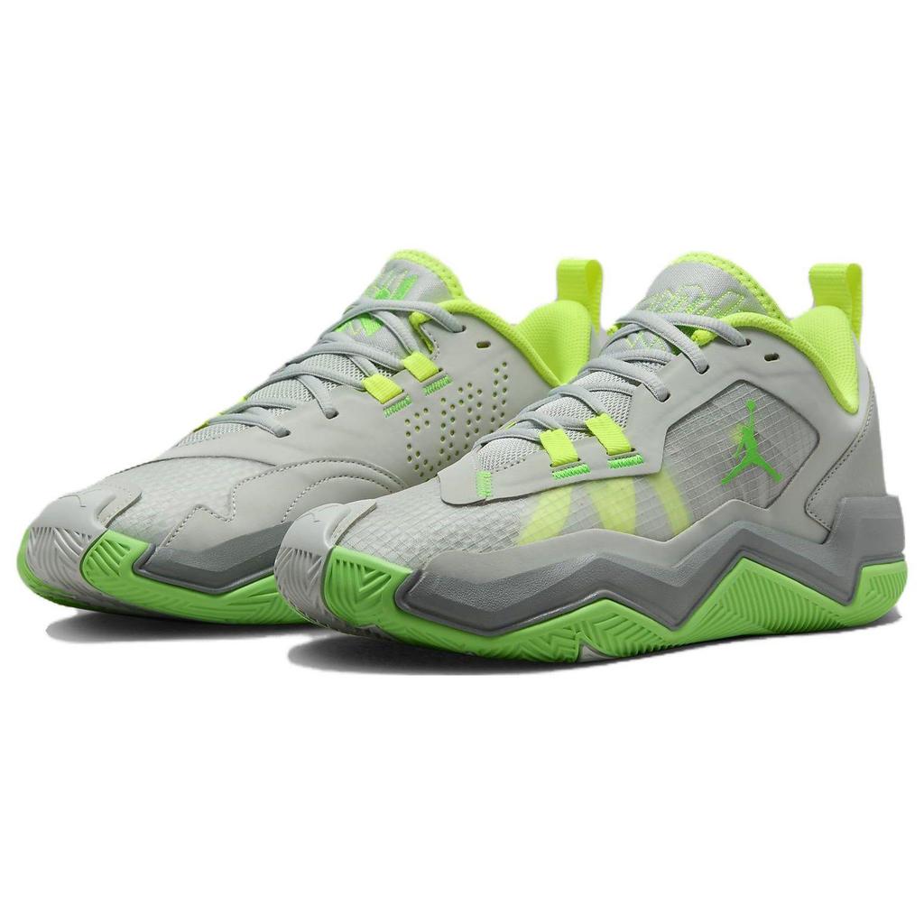 Jordan One Take 4 PF Light Silver Volt Basketball Sneakers DZ3339-003