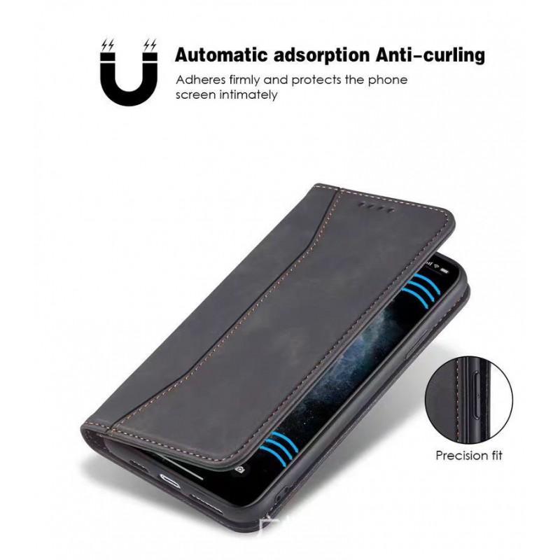 IPhone 17 Pro Leather Case Flip Magnetic Phone Cover Max