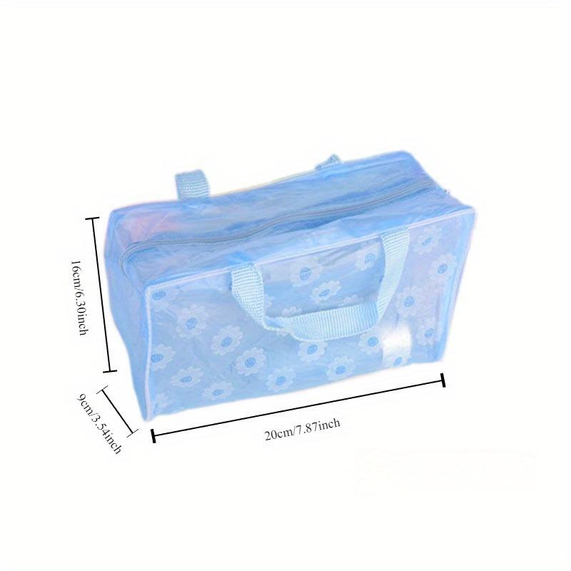 High Quality Floral PVC Cosmetic Bag Portable Travel Organizer for Makeup & Toiletries