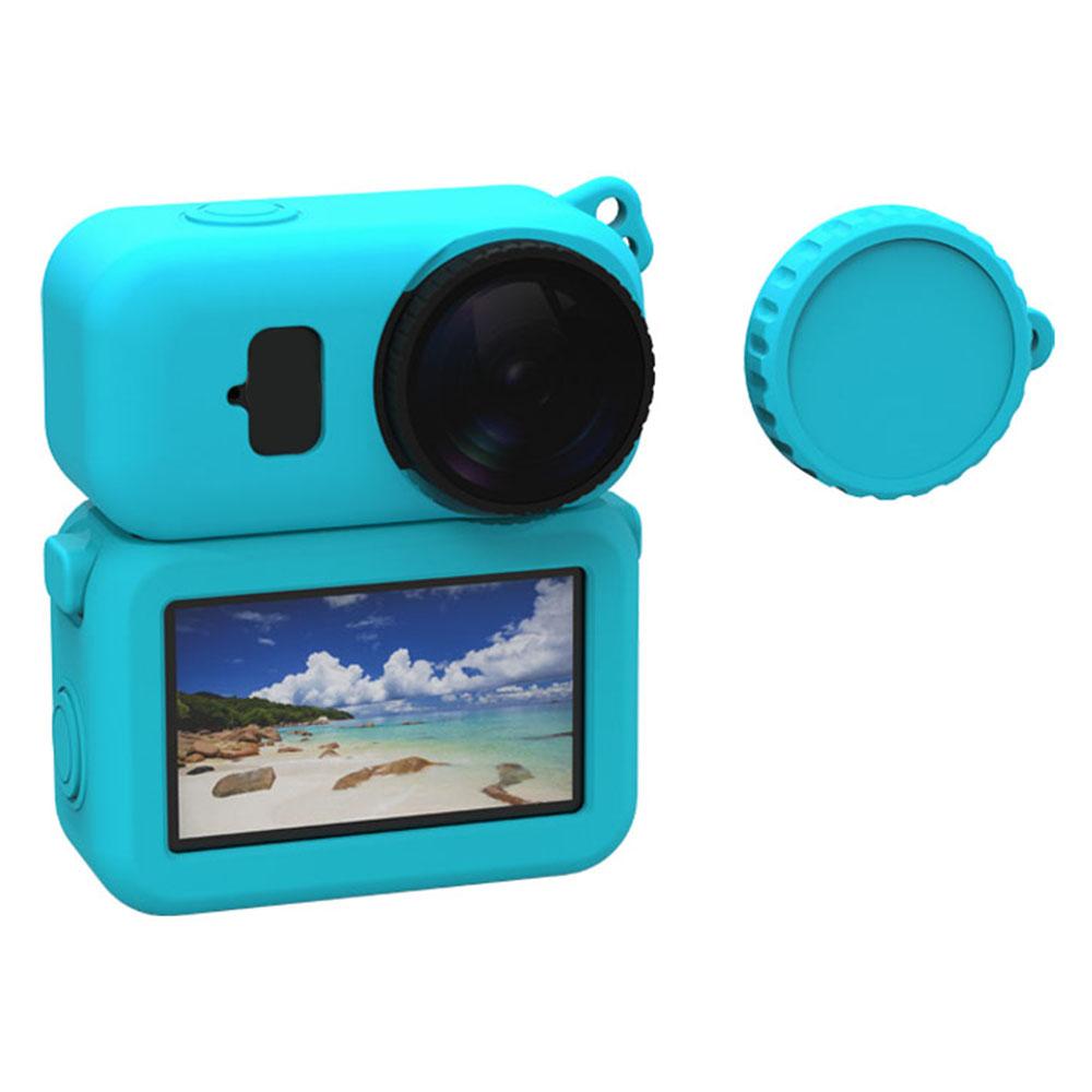 For DJI Osmo Nano Silicone Case Action Camera Protective Cover Dust-Proof with Lens Guard