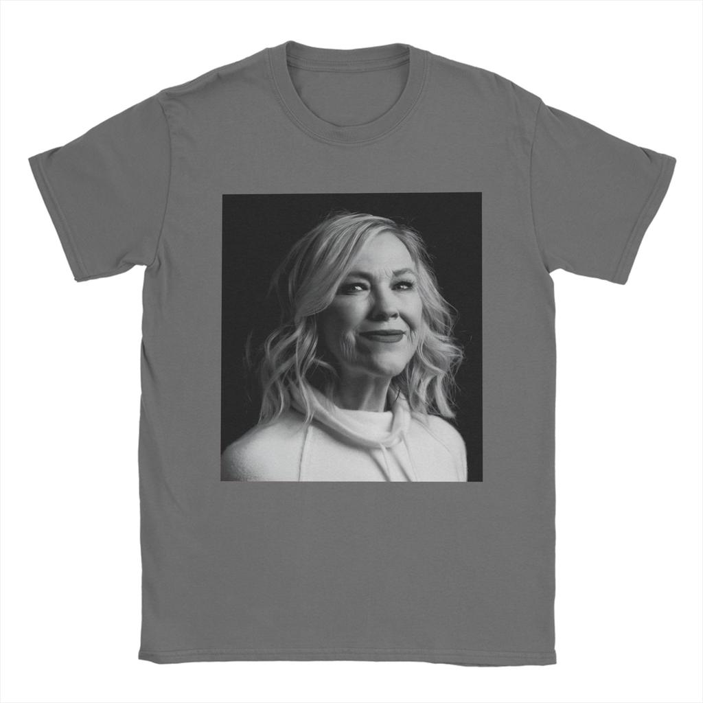 Vintage Catherine Ohara T Shirt Unisex Pure Cotton Vintage TShirts Crewneck Tees Short Sleeve Tops Plus Size