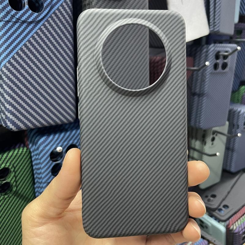 Case For Realme 14 Pro Plus Case Matte Hard Carbon Fiber Texture Pattern Ultra Thin Cover For Realme 14 Pro+ 5G Shell Bumper