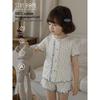 Youyou Girl's Summer Floral Tee & Bottoms Set