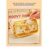 Cute Bear Large Capacity Multi Layer Flip Pencil Case Stationery Bag For Students