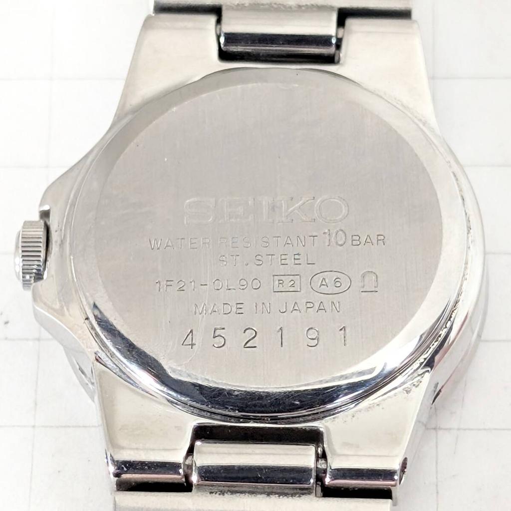 SEIKO Lukia Battery Working 10-Diamond Ladies' Watch, Replaced, Condition, M-99