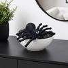 3D Printed Articulated Spider Figurine, Flexible Joint Black Spider Statue, Collectible Gothic Ornament for Halloween Home Decor