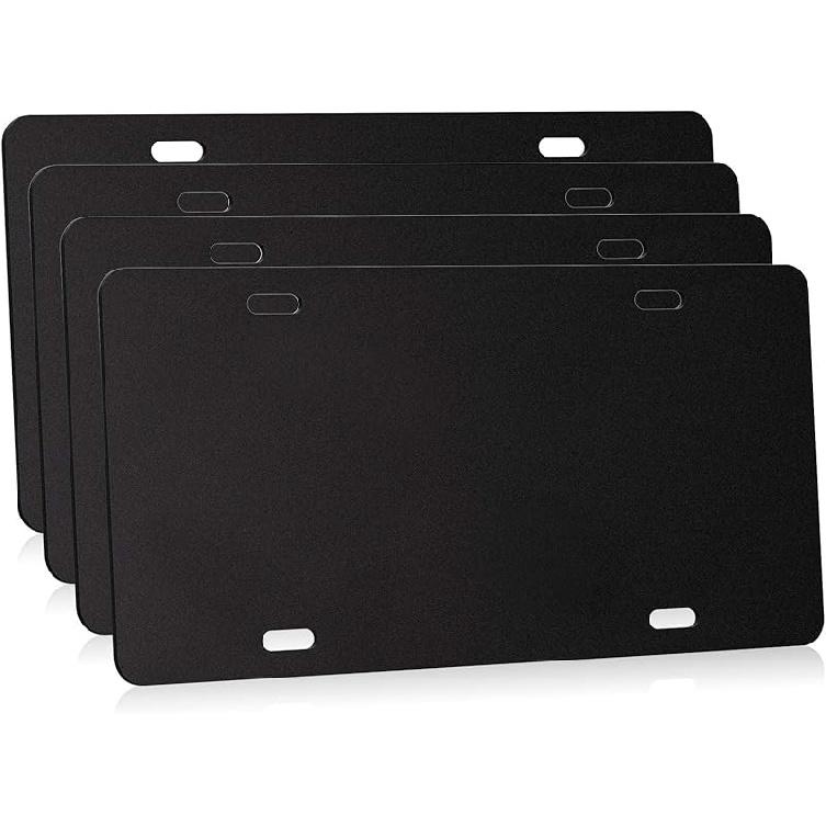 Demao License Plate Pad Anti Rrattle 2 Pack, License Plate Foam Padding Shockproof, Universal Fit For Car &SUV Noise Reduction & Vibration