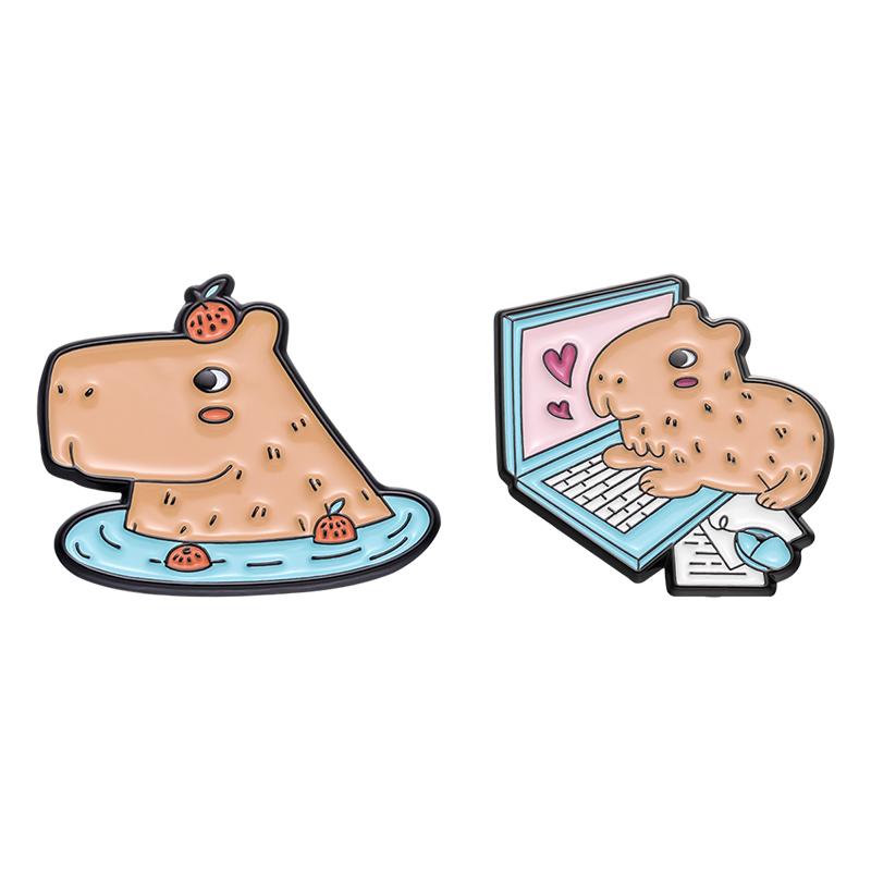 2-3 sady/ks Smaltované odznaky Vlastní Zvířecí Lékař VĚŘ MI JSEM PESktor Špendlíky Klopové Odznaky Kreslené Zvířecí Šperky Dárek pro Přátele