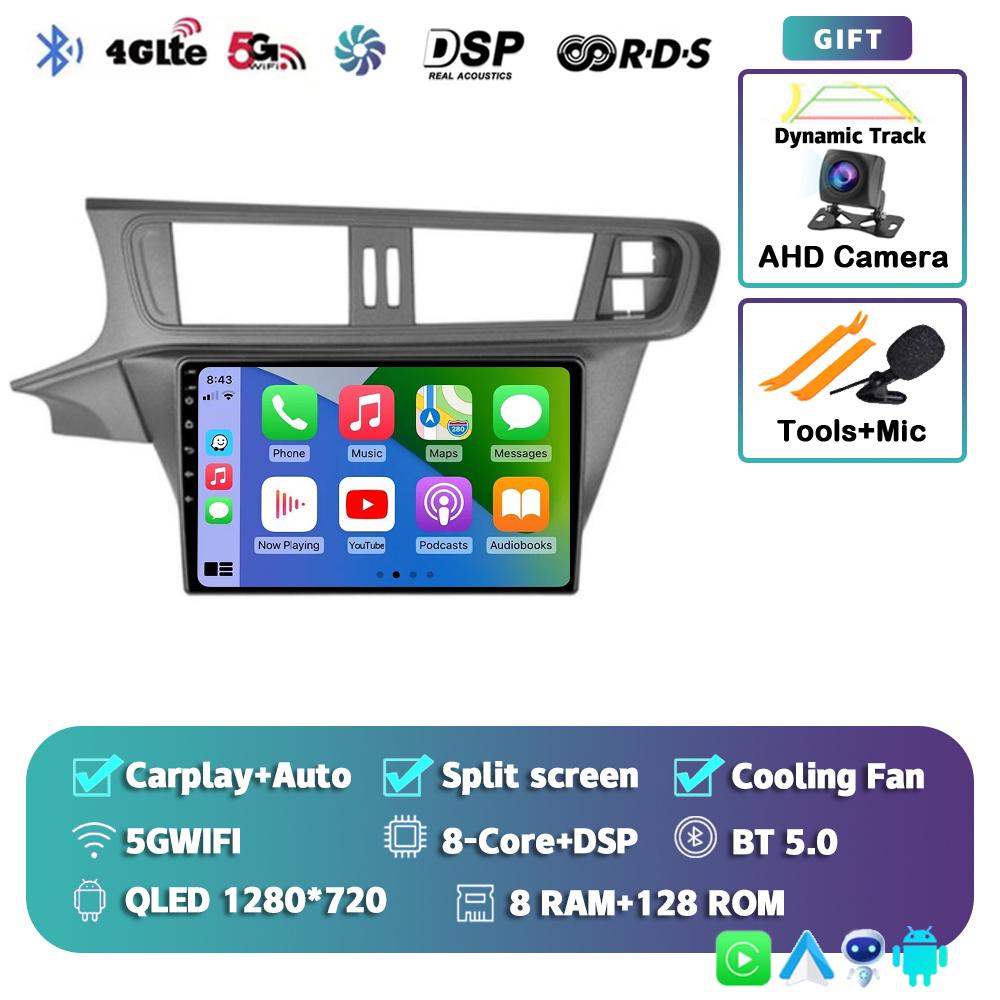 Android 14 Carplay Auto For Citroen C3-XR 2010-2018 Car Radio Multimedia Video Player Navigation GPS Stereo Head Unit Wifi+4G BT