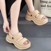 Chunky Platform Sandals for Women Summer Thick Bottom Non Slip Beach Slippers Woman Fashion Mix Color Eva Wedge Sandalias Muejr