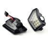2Pcs LED Front Under Mirror Lamp Puddle Light For Volvo XC70 XC90 S40 S60 S80 V50 V70 C30 C70 Jaguar XJ X350 X351 XF