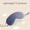 Blackout Sleep Mask with Adjustable Strap Dual-Sided Cooling Warming Fabric Eye Mask for Fatigue Relief Comfortable Eye Cover for Travel Home Office
