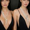 Vielseitige High-End Französische Luxus-Perlenkette Trendige Hochzeits-Elegante Klassische Persönlichkeit Mehrschichtige Gestapelte Schlüsselbein-Kette