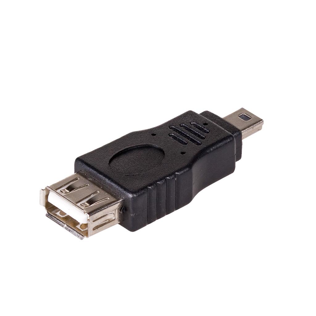Adapter Akyga AK-AD-07 USB 2.0 A(F) - mini USB B(M) OTG