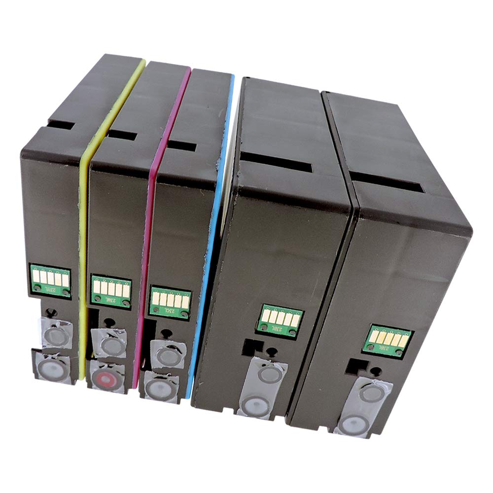 Canon X Latest Compatible Ink Cartridges with IC Chip and Level Compatible with Genuine Ink with MAXIFY by STAR PGI-2300XL (Black 2/C/M/Y) [Full-Color