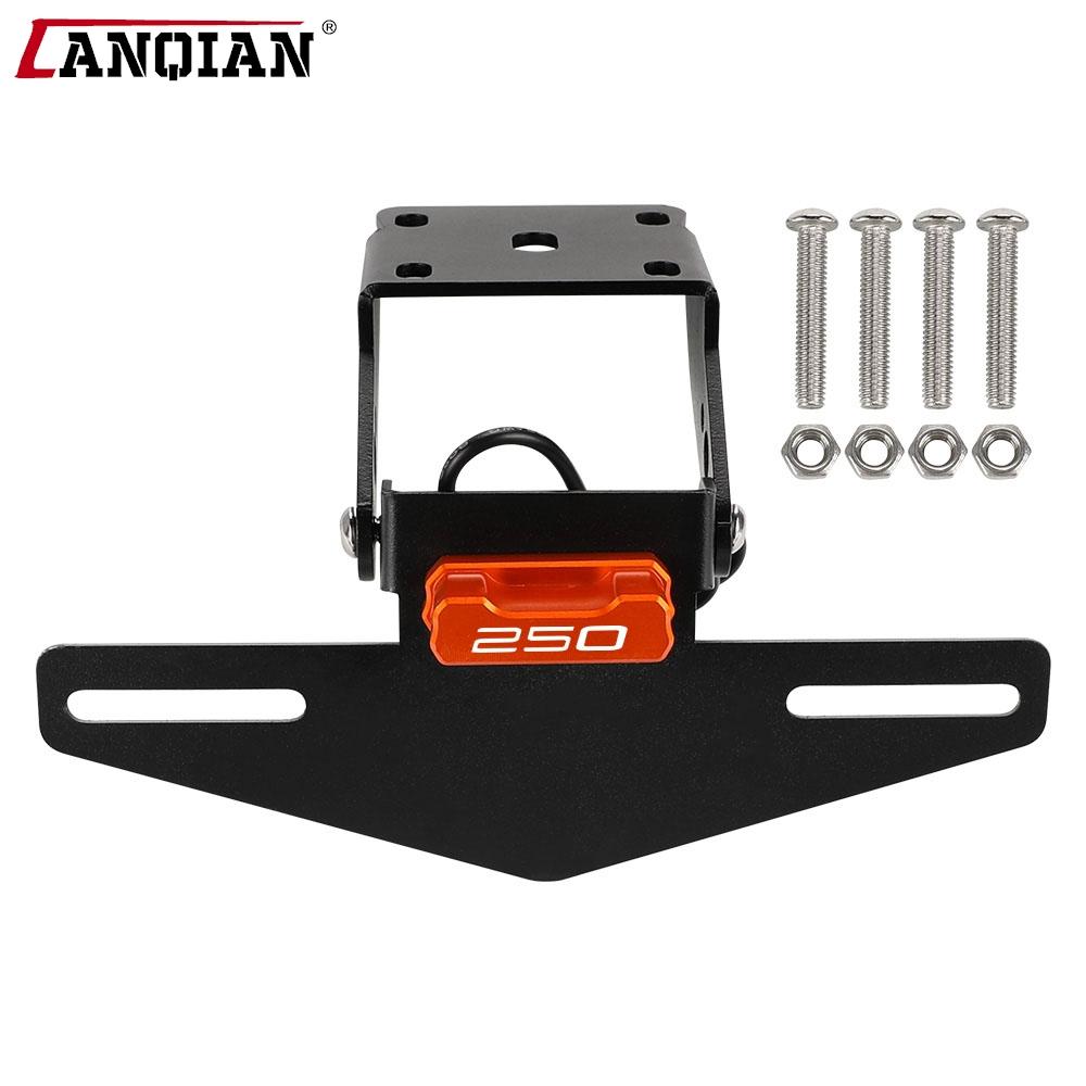 For Duke 125 200 DUKE250 390 DUKE390 2011-2023 2024 Rear License Plate Holder Bracket with LED Fender Eliminator Kit Accessories