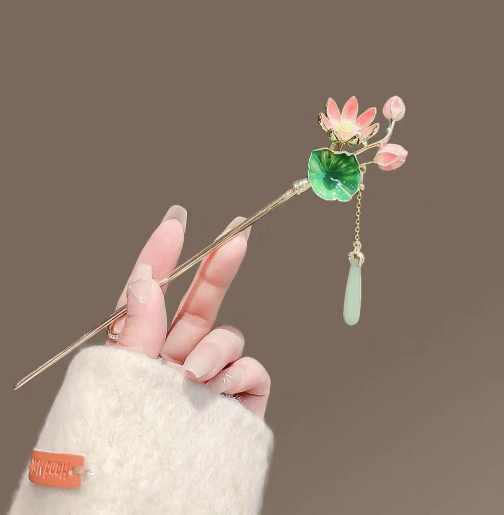 2023 New Ancient Style Tassel Hairpin - Chic Chinese Step Shake Hanfu & Cheongsam Accessory