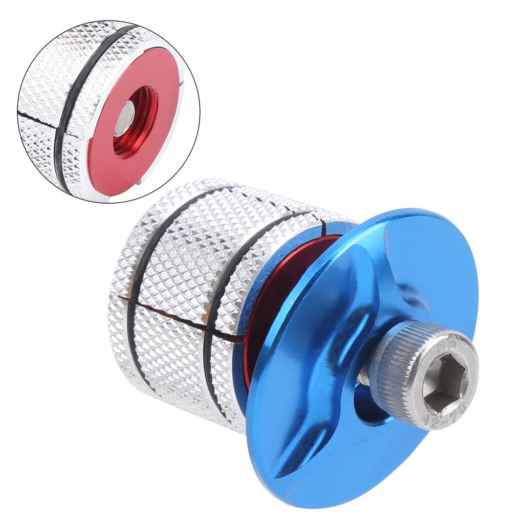 Bicycle Front Fork Standpipe Headset Expansion Screw Expanded Core Triangular Coverblue