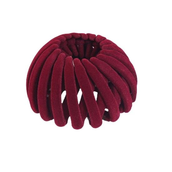 Bird Nest Hårklemme Utvidbar Hestehaleholder Lazy Bird Nest Plate Hårnål Hårbolle Maker Tynt Tykk Fint Krøllete Hårklipp Kvinner Hårtilbehør