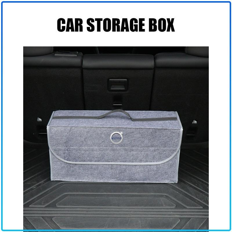 Car Trunk Large Capacity Sundries Storage Box Organizer Bag Tool Case For Volvo Rdesign XC90 S60 XC60 V70 S80 S40 V50 V40 V60 C30 S70