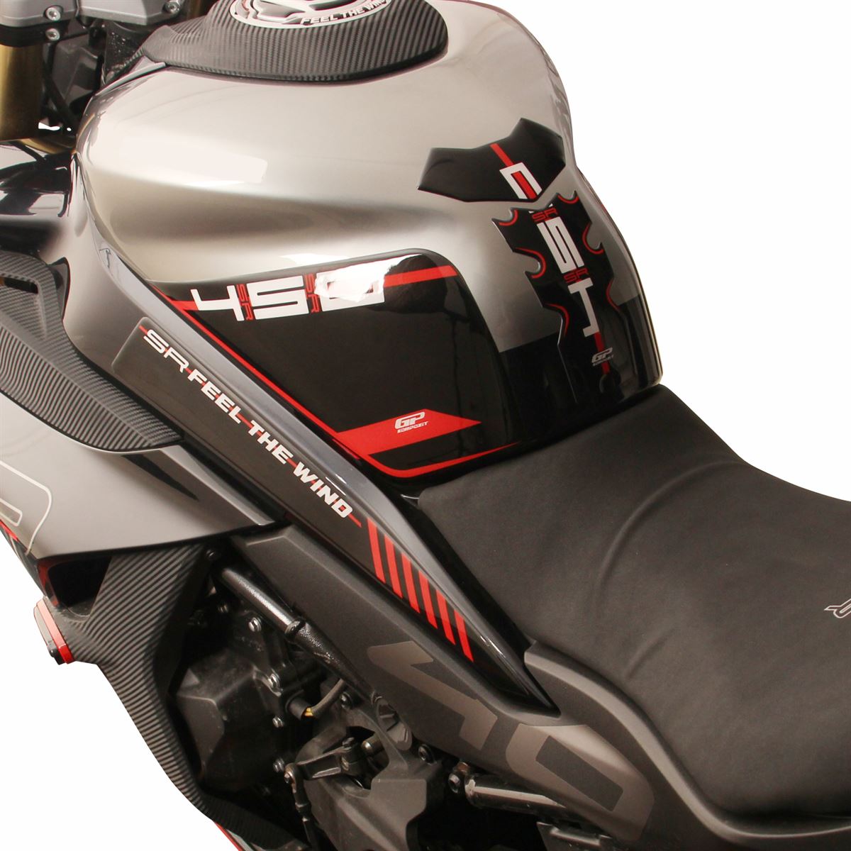

GP Composite CF Moto 450 SR 2023-2024 Сумісний набір накладок для бака червоний