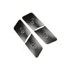 4x Black Car Side Door Lock Unlock Switch Button Sticker for Benz E Class W212