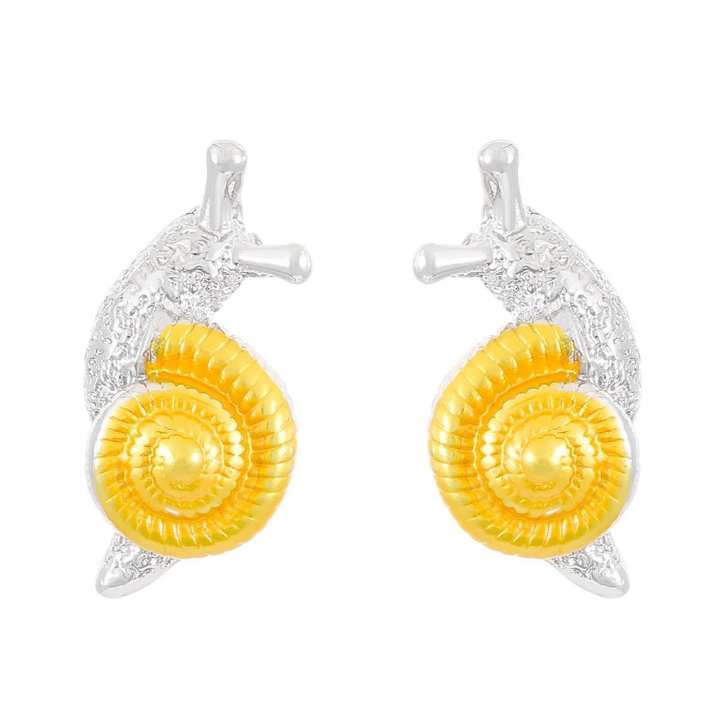 2024 Mode Niedliche Cartoon Schnecke Ohrringe & Zeigefinger Ring Set für Frauen