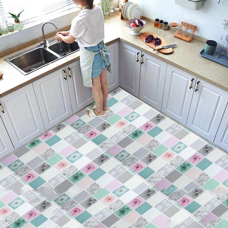 Bleucoin Adesivi Per Piastrelle Marocchini – 24 Pezzi 10,8x10,8 Cm – Impermeabili E Rimovibili Per Cucina E Bagno